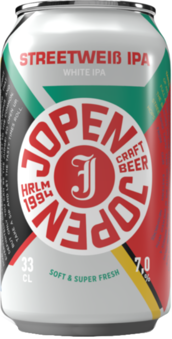 Jopen Streetweiss IPA blikje van 33cl